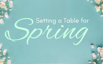 Springtime Delights: Setting a Table with Handcrafted Stoneware